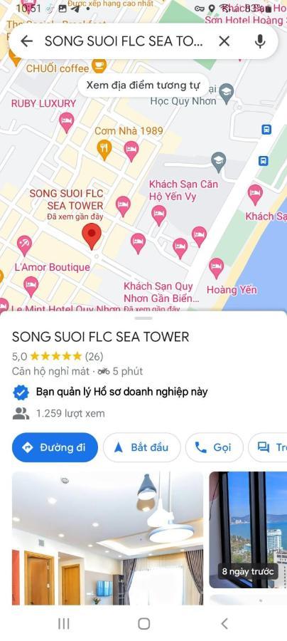 Song Suoi Flc Seatower - Seaview Apartment كوي نون المظهر الخارجي الصورة